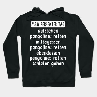 Pangoline Retten Natur Liebe Schuppentier Motiv Hoodie